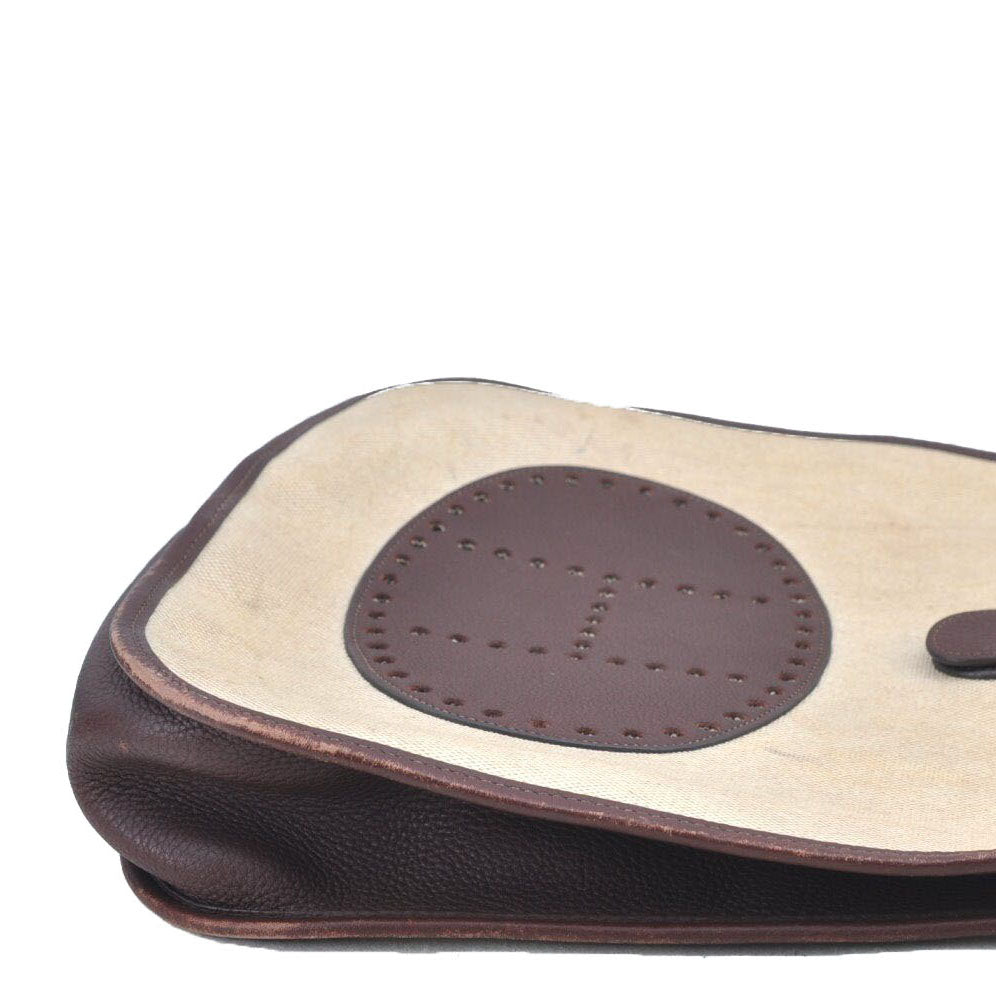 HERMES Taurillon Clemence Amazone Evelyne TPM in Dark Brown