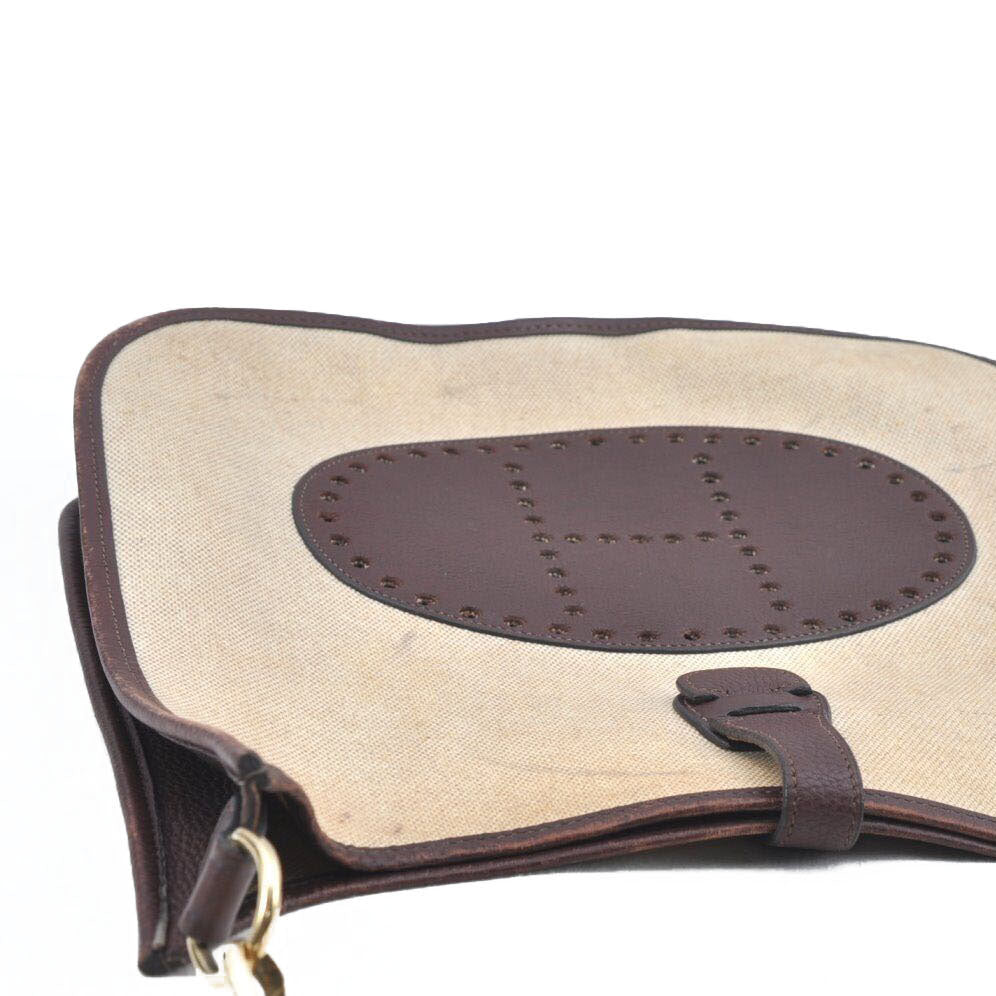 HERMES Taurillon Clemence Amazone Evelyne TPM in Dark Brown