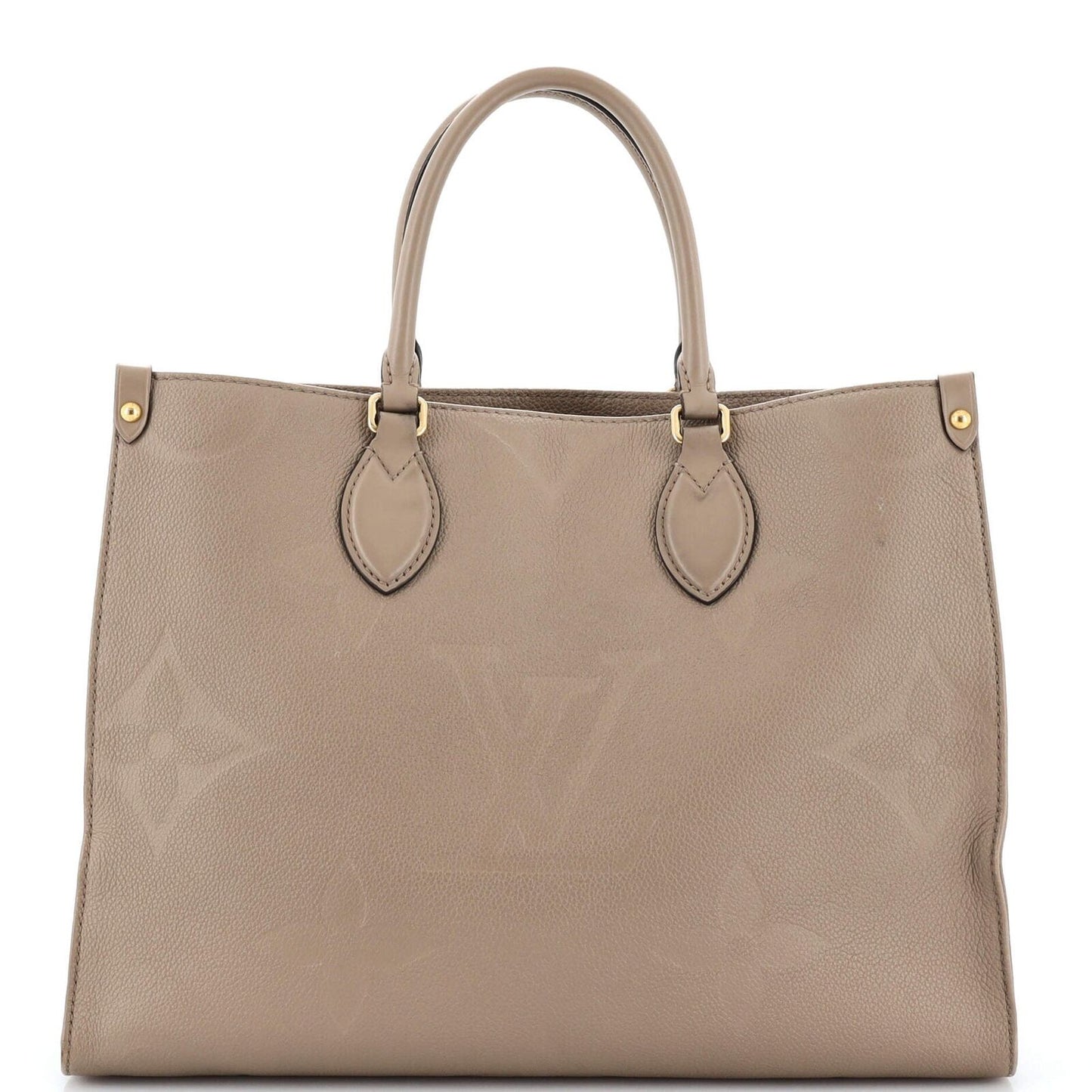 LOUIS VUITTON Empreinte Monogram Giant Onthego MM Tourterelle