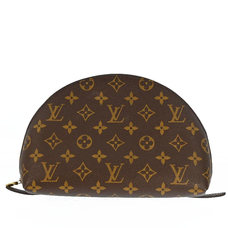 Louis Vuitton  Monogram Trousse Demi Ronde