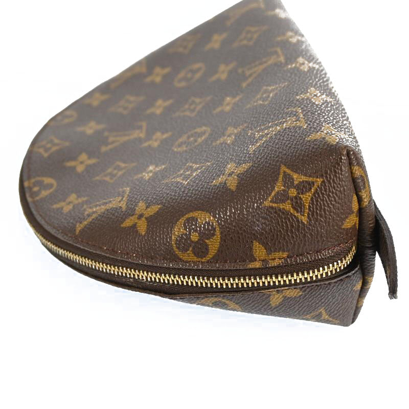 Louis Vuitton  Monogram Trousse Demi Ronde