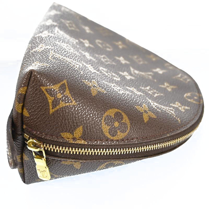 Louis Vuitton  Monogram Trousse Demi Ronde