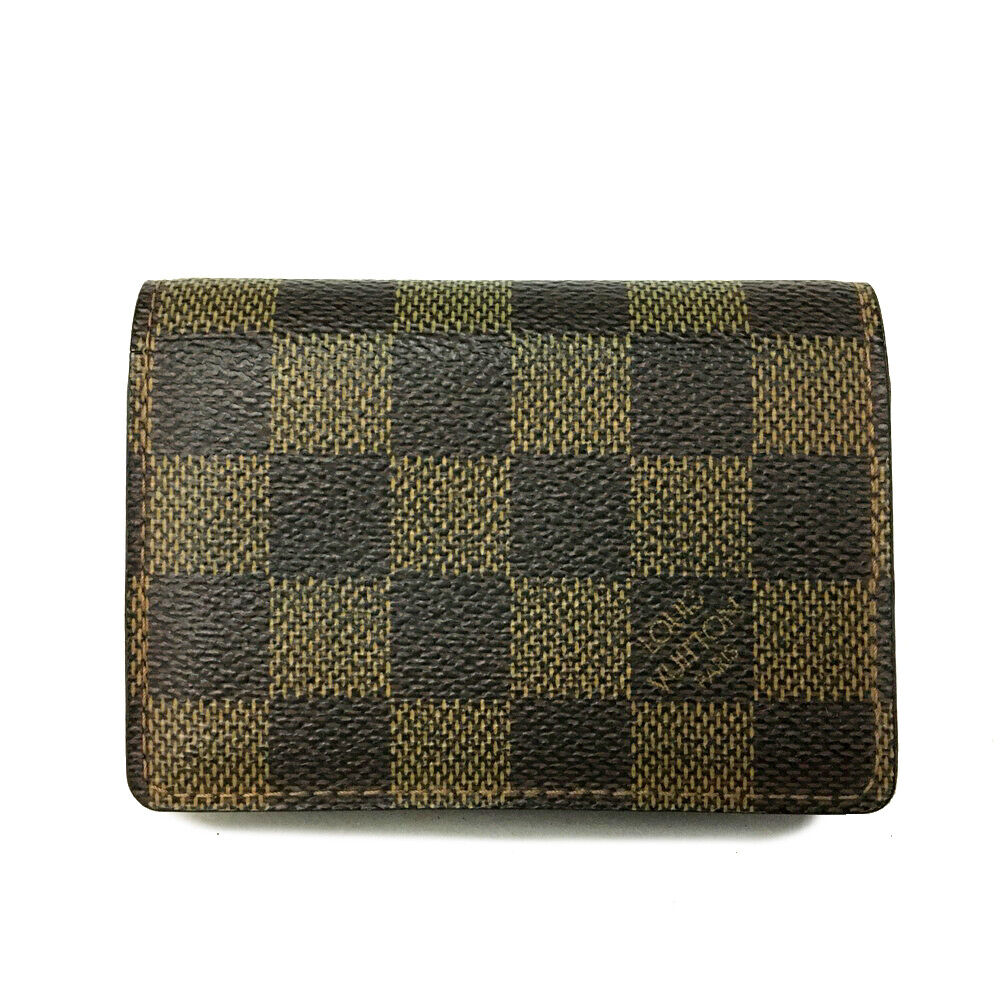 LOUIS VUITTON Damier Ebene Enveloppe Carte De Visite