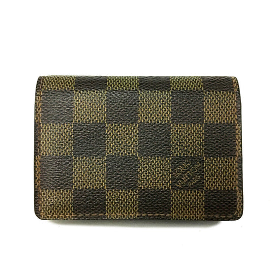 LOUIS VUITTON Damier Ebene Enveloppe Carte De Visite
