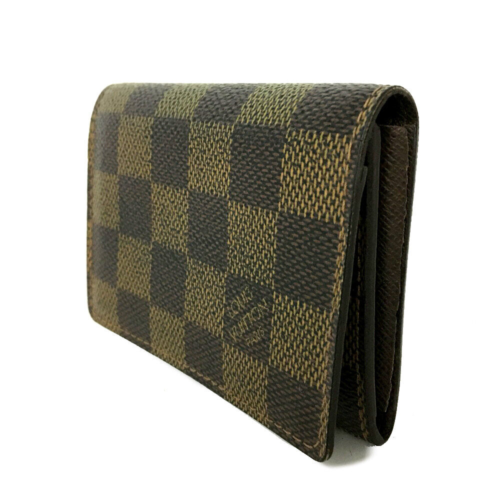 LOUIS VUITTON Damier Ebene Enveloppe Carte De Visite