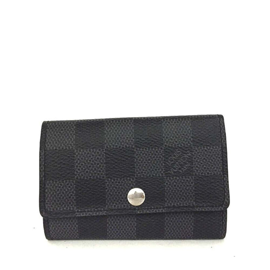 LOUIS VUITTON Damier Graphite Multicles 6 Key Holder