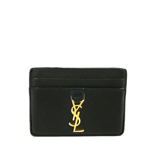 Saint Laurent  Cassandre Card Case in Lambskin