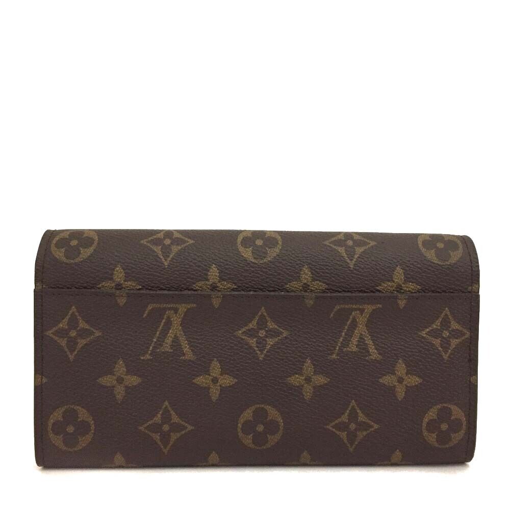 LOUIS VUITTON Monogram Sarah Wallet Fuchsia