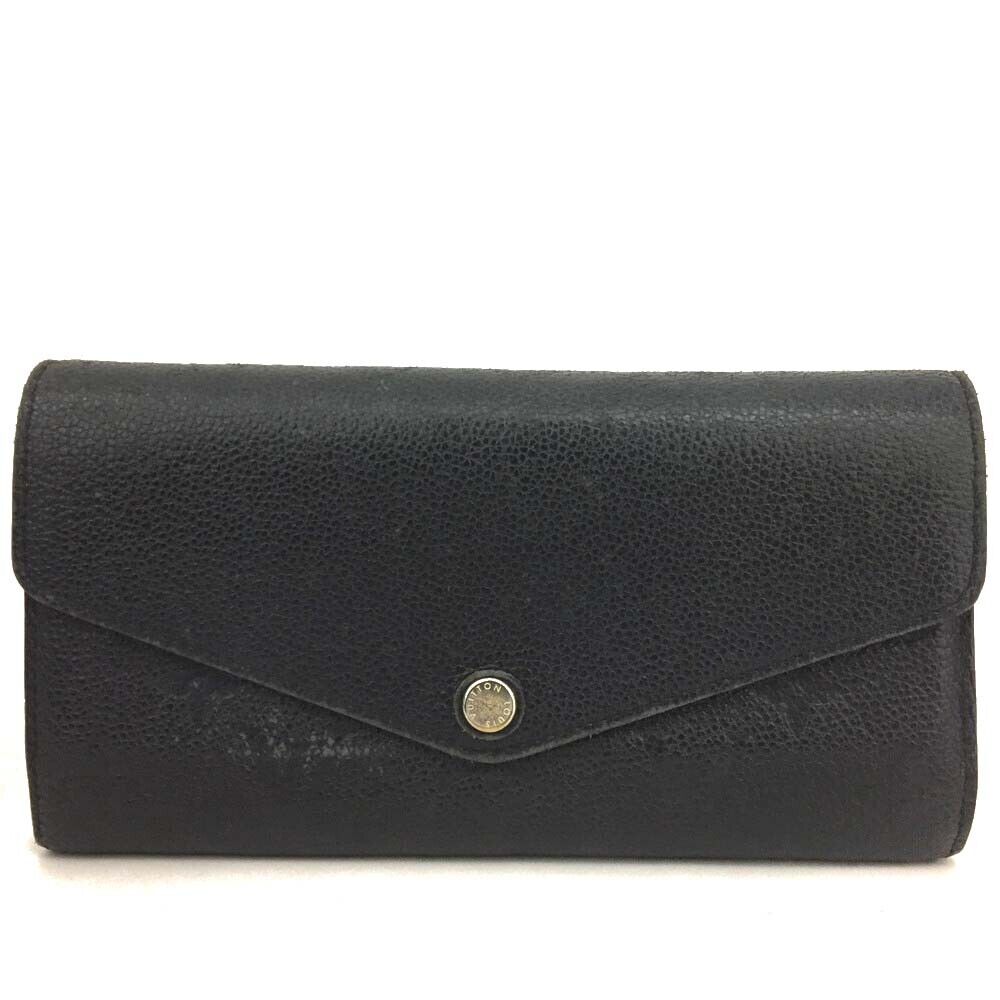 LOUIS VUITTON Empreinte Sarah Wallet NM Black CA1176