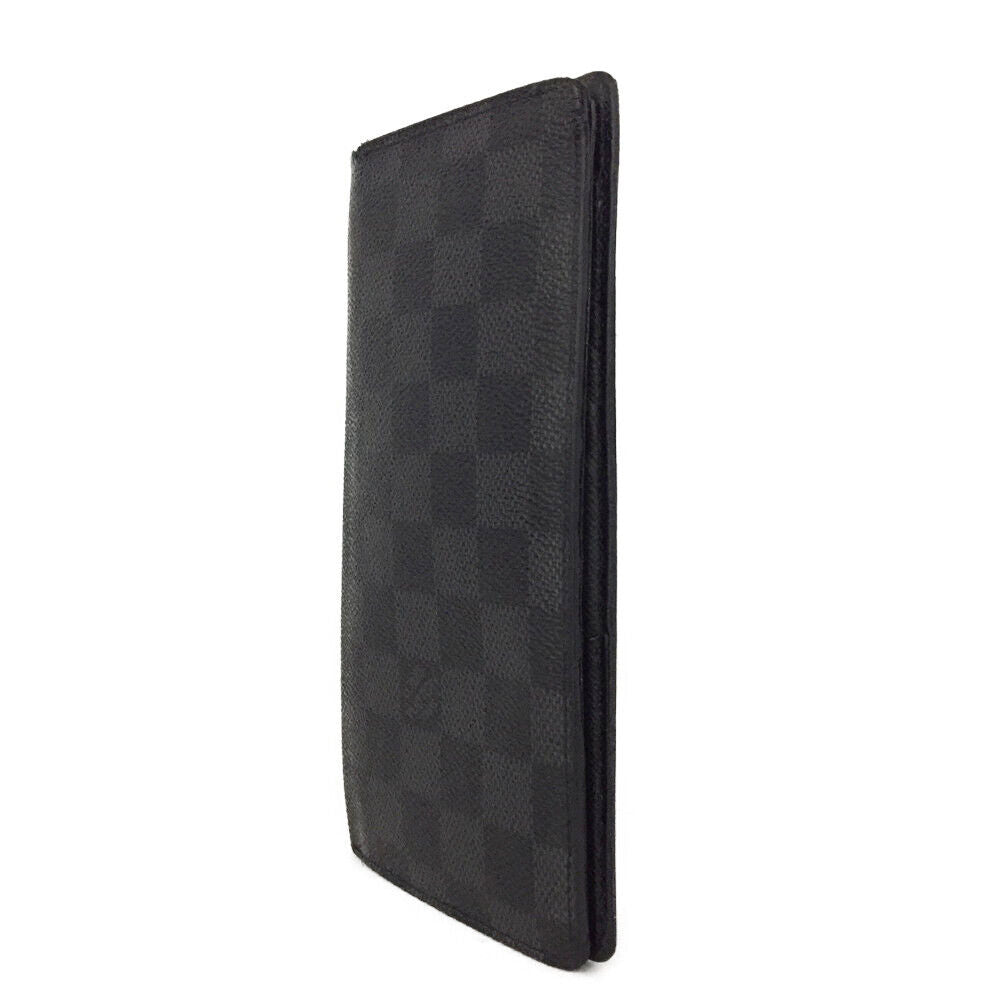 LOUIS VUITTON Damier Graphite Brazza Wallet TA2161