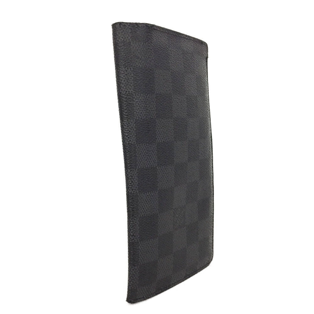 LOUIS VUITTON Damier Graphite Brazza Wallet TA2161