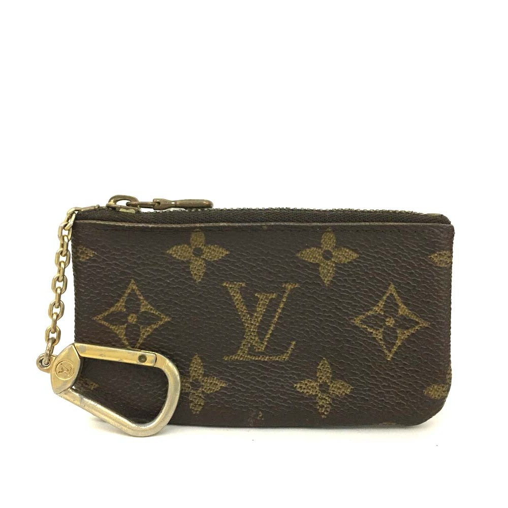 LOUIS VUITTON Monogram Key Pouch Made in Spain