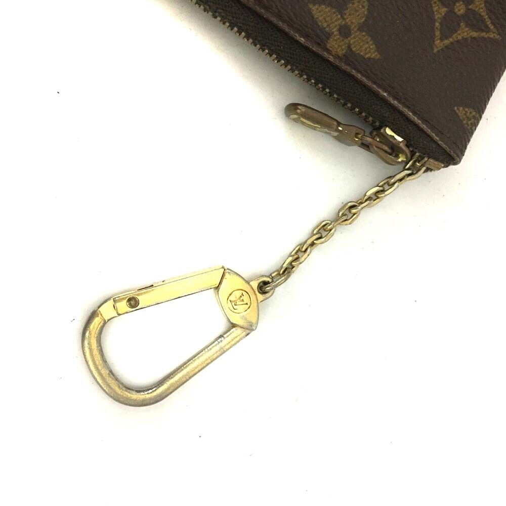 LOUIS VUITTON Monogram Key Pouch Made in Spain