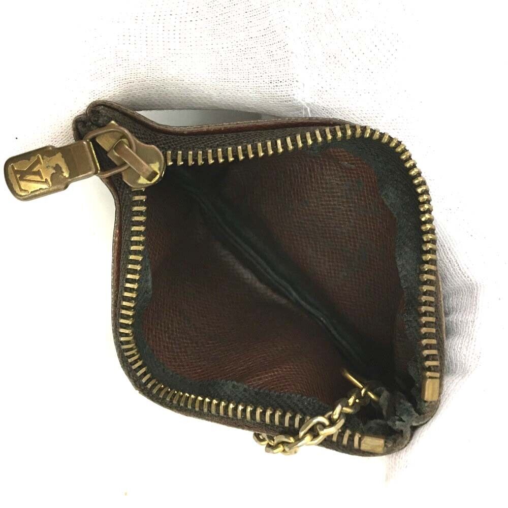 LOUIS VUITTON Monogram Key Pouch Made in Spain