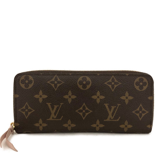 LOUIS VUITTON Monogram Clemence Wallet Rose Ballerine