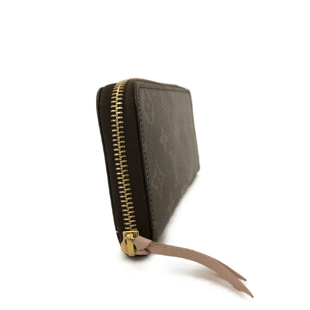 LOUIS VUITTON Monogram Clemence Wallet Rose Ballerine