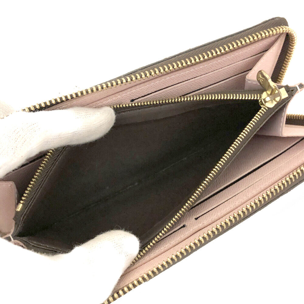 LOUIS VUITTON Monogram Clemence Wallet Rose Ballerine