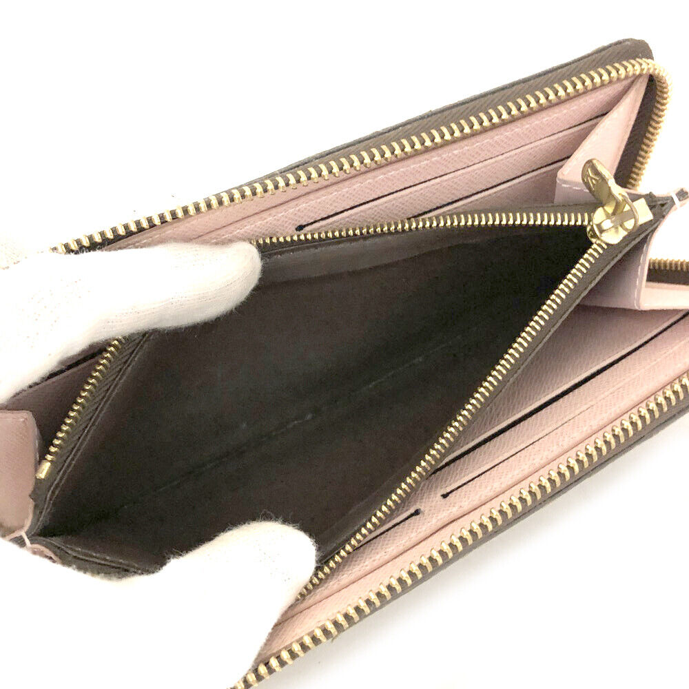 LOUIS VUITTON Monogram Clemence Wallet Rose Ballerine