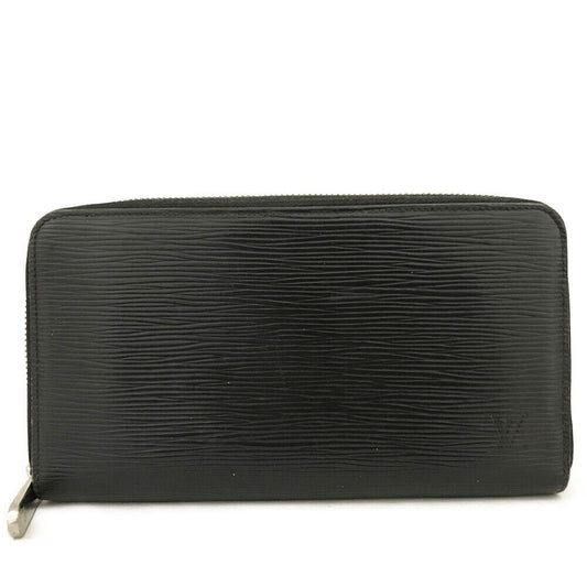 Louis Vuitton Epi Zippy Organizer Wallet Black