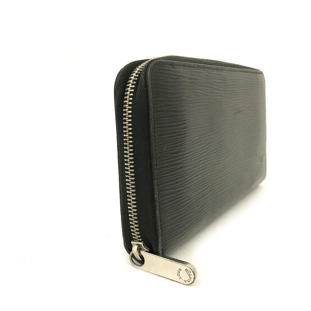 Louis Vuitton Epi Zippy Organizer Wallet Black