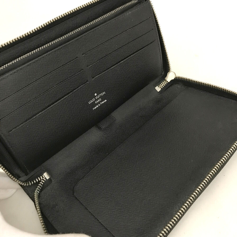 Louis Vuitton Epi Zippy Organizer Wallet Black