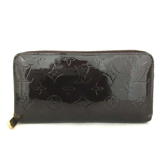 Louis Vuitton Patent Vernis Zippy Wallet Amarante