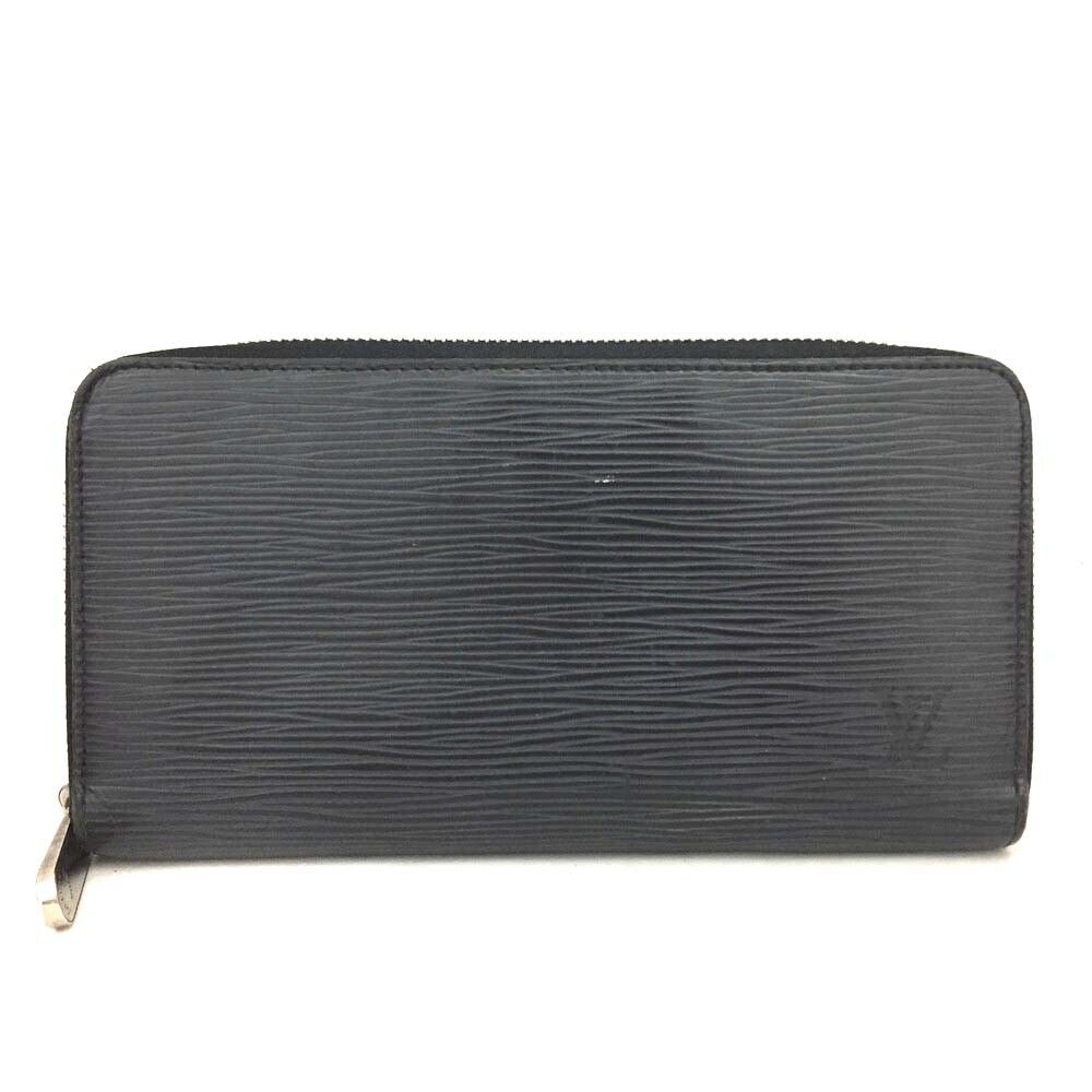 LOUIS VUITTON Epi Leather Zippy Wallet Black CA2134