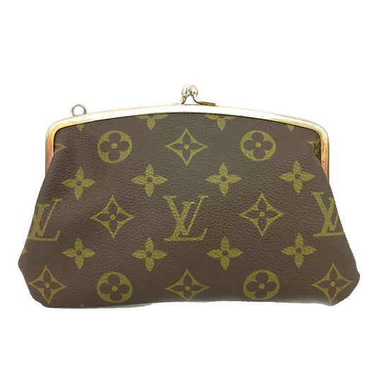 LOUIS VUITTON Vintage Kiss Lock Coin Purse