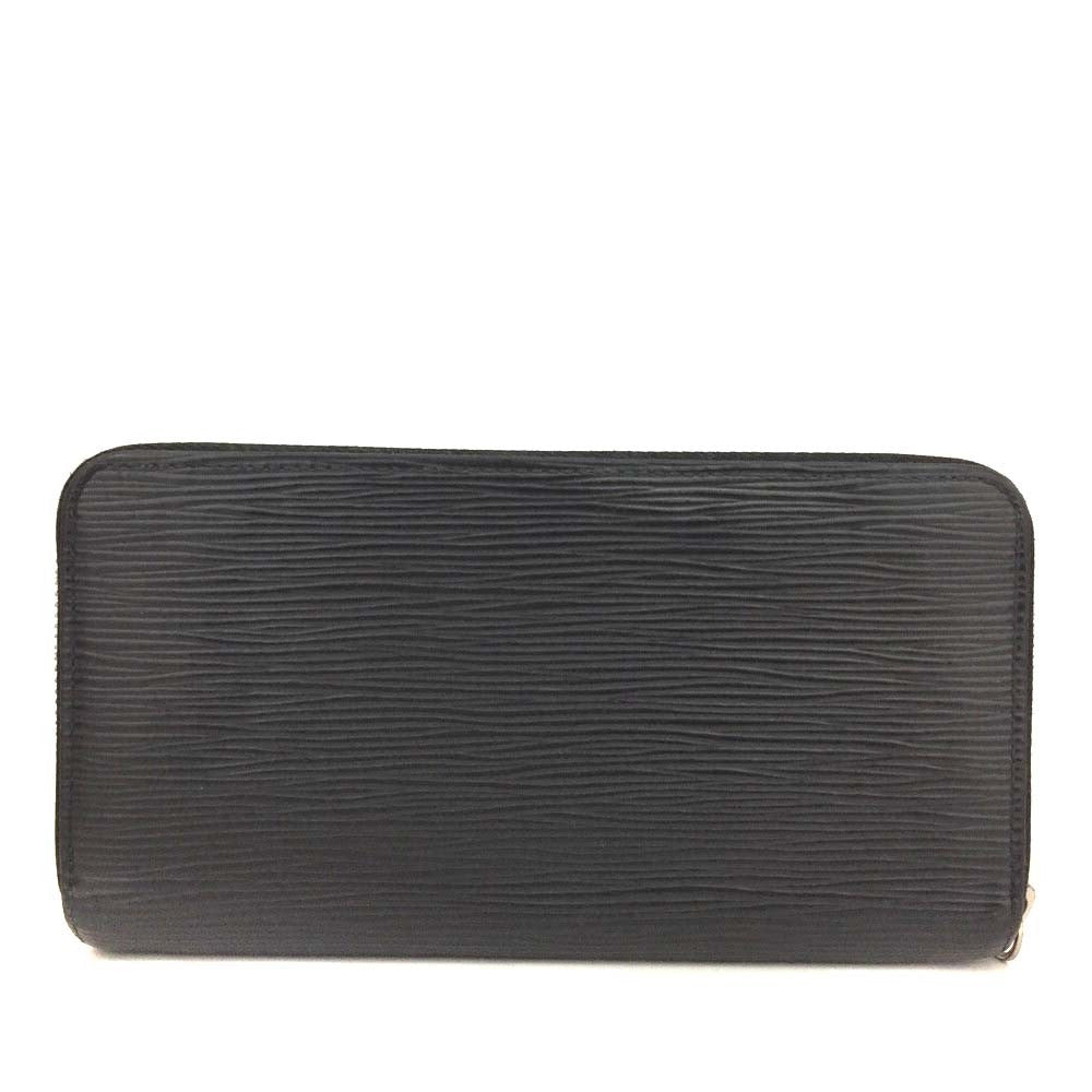 MICROCHIPPED LOUIS VUITTON Epi Leather Zippy Wallet Black