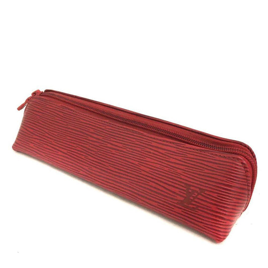 LOUIS VUITTON Epi Trousse Crayons Pencil Holder Red MI1912
