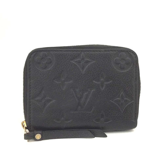 LOUIS VUITTON Empreinte Zippy Coin Purse Black TS1176