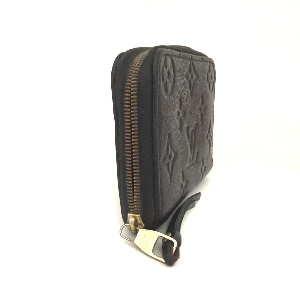 LOUIS VUITTON Empreinte Zippy Coin Purse Black TS1176