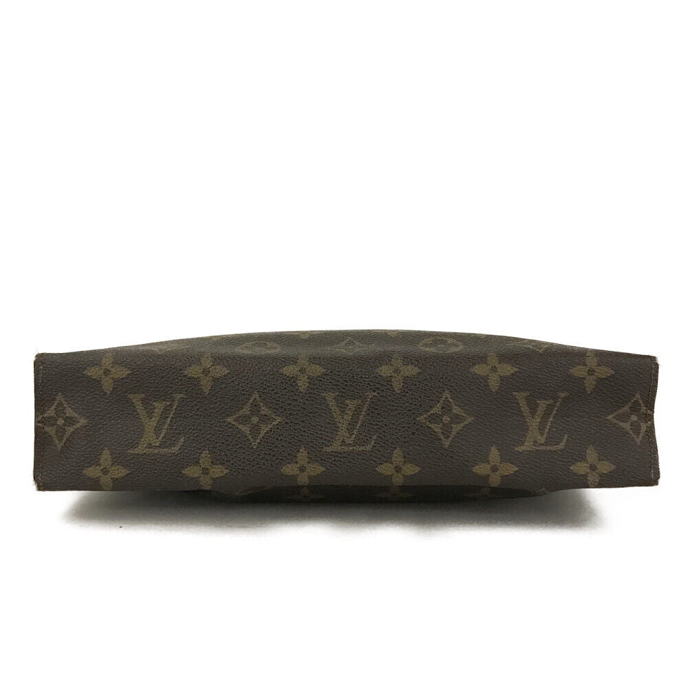 Louis Vuitton  Monogram Toiletry Pouch 26 Brown Interior with Marks