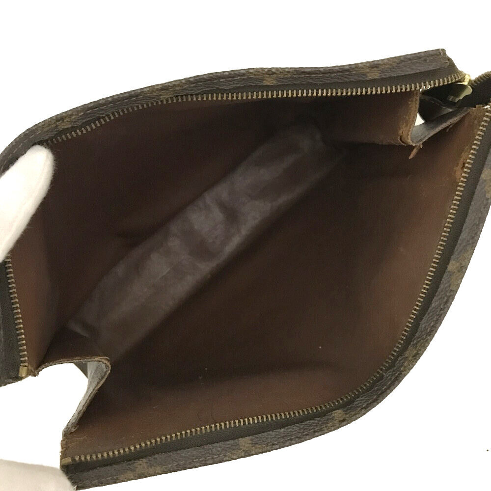 Louis Vuitton  Monogram Toiletry Pouch 26 Brown Interior with Marks