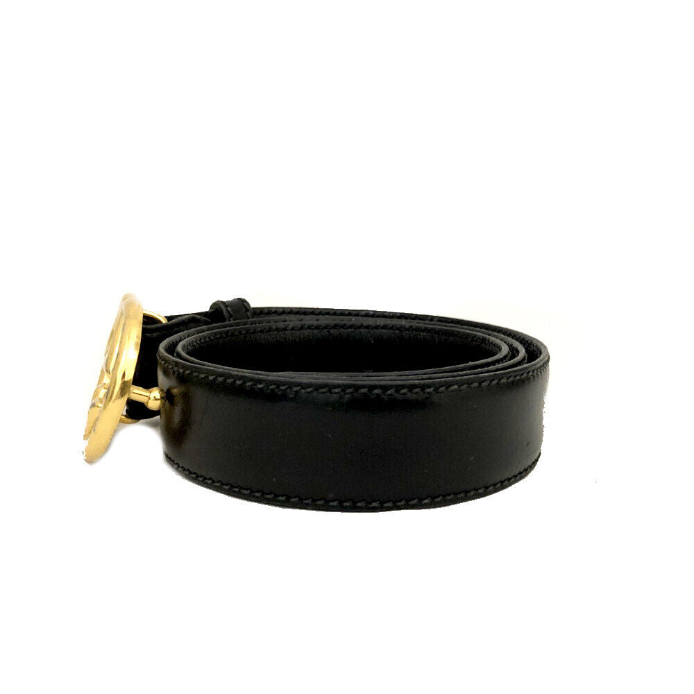 PRE-ORDER Gucci  Calfskin Double G 20mm Belt 70 28 Black