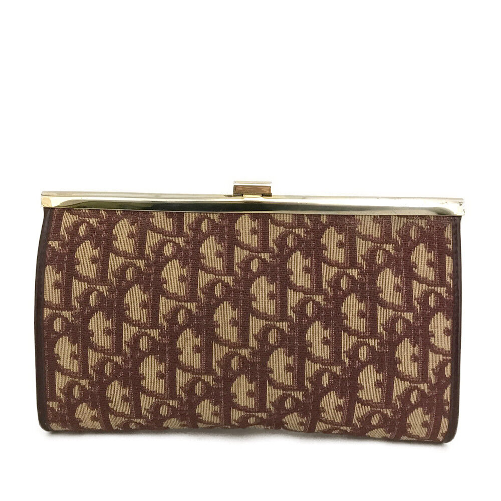 Preorder CHRISTIAN DIOR Monogram Clutch Burgundy