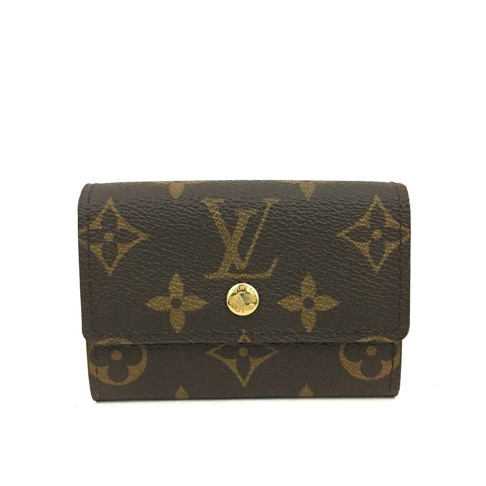 LOUIS VUITTON Monogram Porte-Monnaie Plat Coin Purse