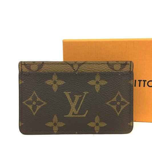 LOUIS VUITTON Reverse Monogram Card Holder