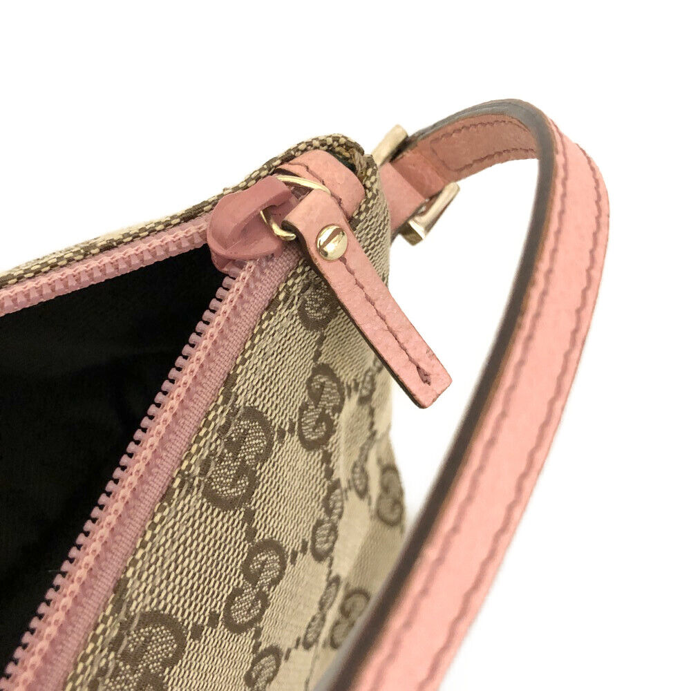 GUCCI Monogram Boat Pochette Pink