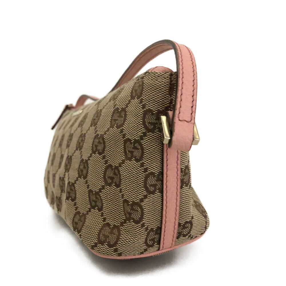 GUCCI Monogram Boat Pochette Pink