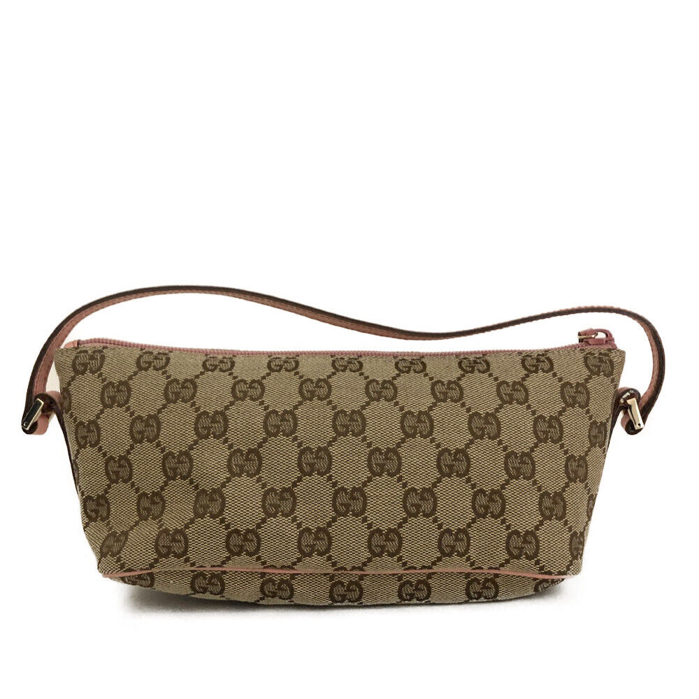 GUCCI Monogram Boat Pochette Pink