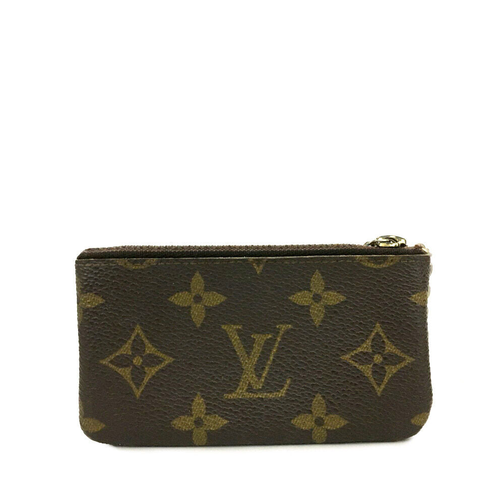 LOUIS VUITTON Monogram Key Pouch 883ET