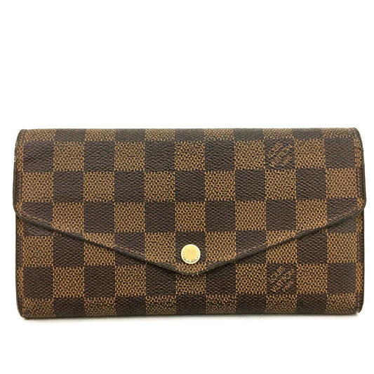 LOUIS VUITTON Damier Ebene Sarah Wallet NM