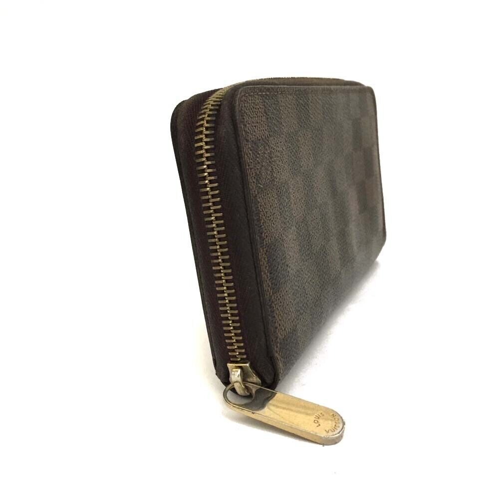 USED Louis Vuitton Damier Ebene Zippy Wallet CA1029