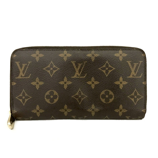 LOUIS VUITTON Monogram Zippy Wallet Fuchsia