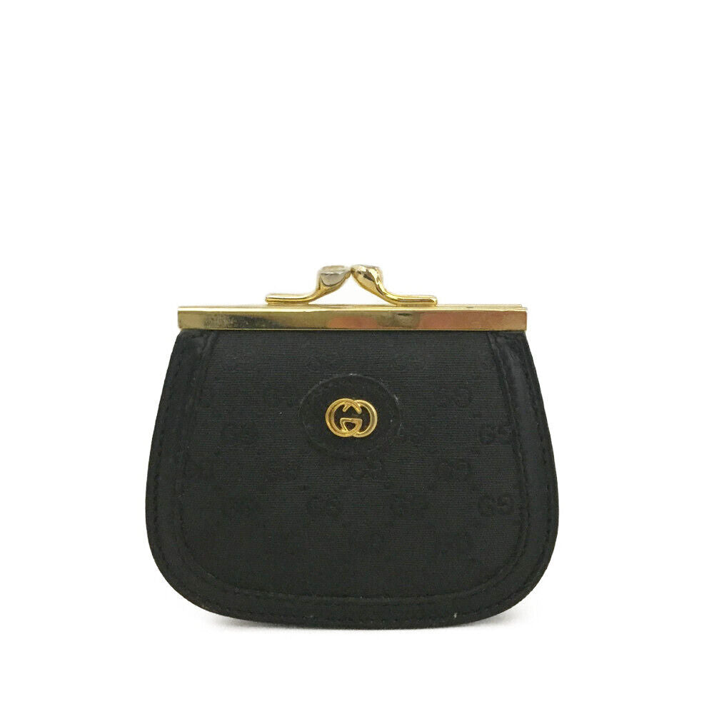 GUCCI Interlocking G Micro GG Logo PVC Coin Purse