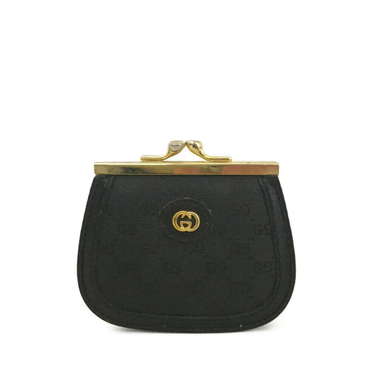 GUCCI Interlocking G Micro GG Logo PVC Coin Purse