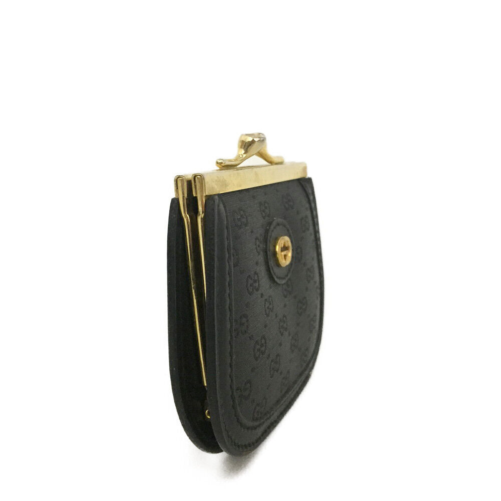 GUCCI Interlocking G Micro GG Logo PVC Coin Purse