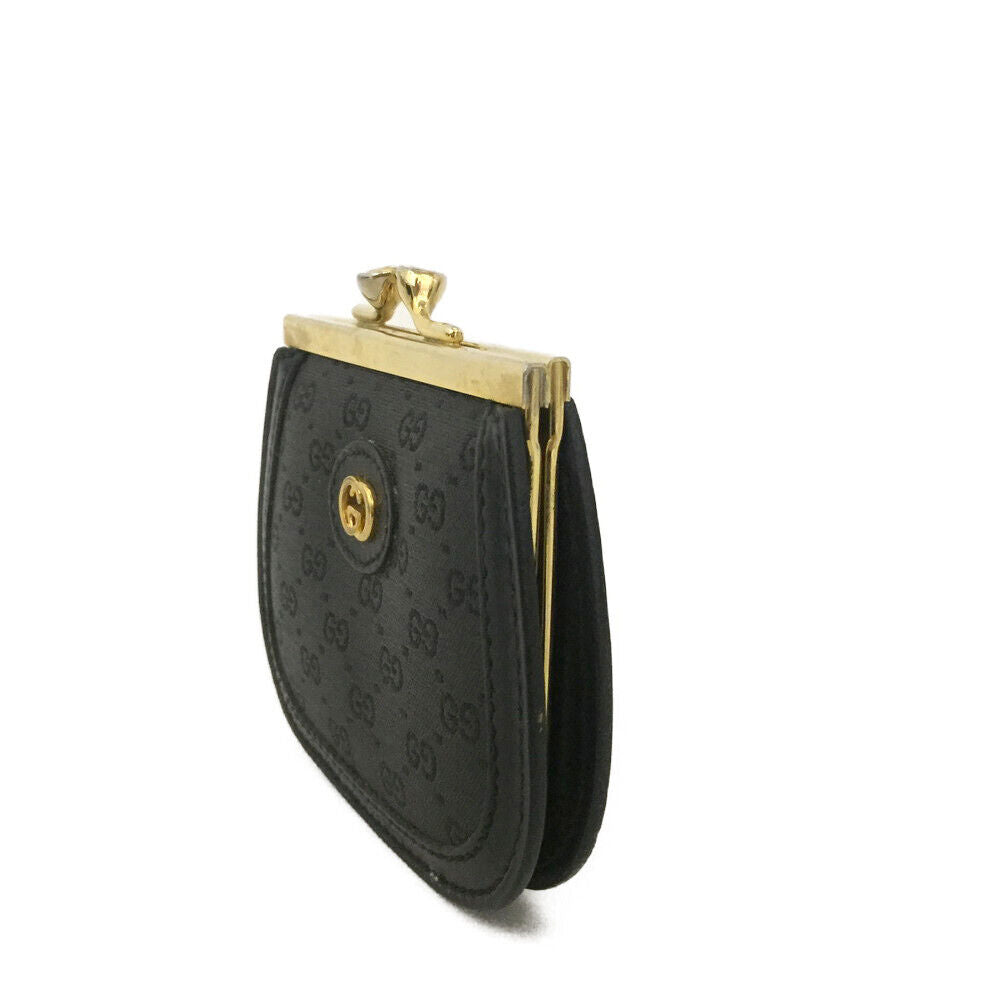 GUCCI Interlocking G Micro GG Logo PVC Coin Purse