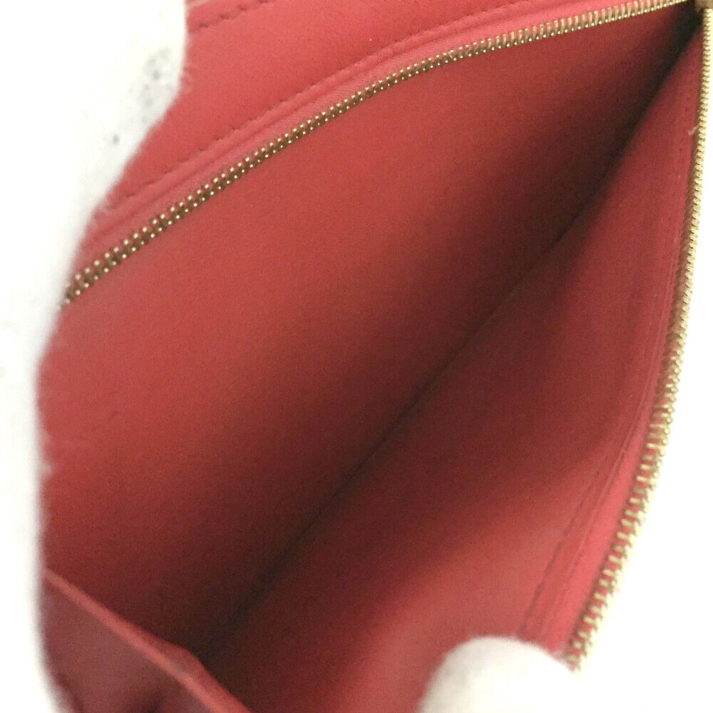 CELINE Calfskin Large Multifunction Strap Wallet Red